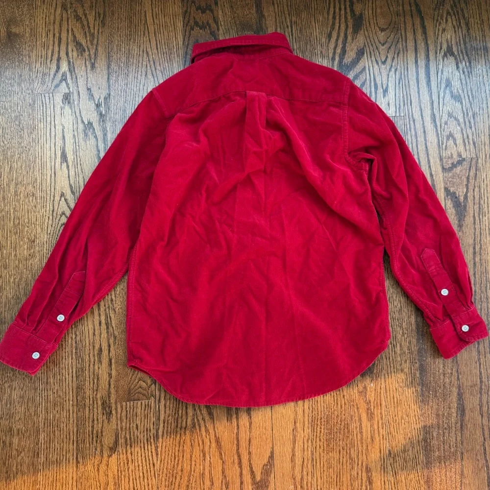 Ralph Lauren Corduroy Button Down Sz 7